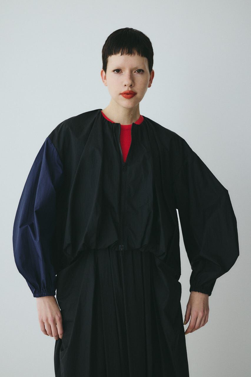 HeRIN.CYE「Balloon hem nylon blouson」|ブルゾン・スタジャン|