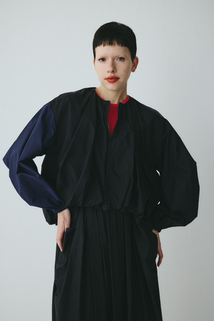 HeRIN.CYE「Balloon hem nylon blouson」|ブルゾン・スタジャン|