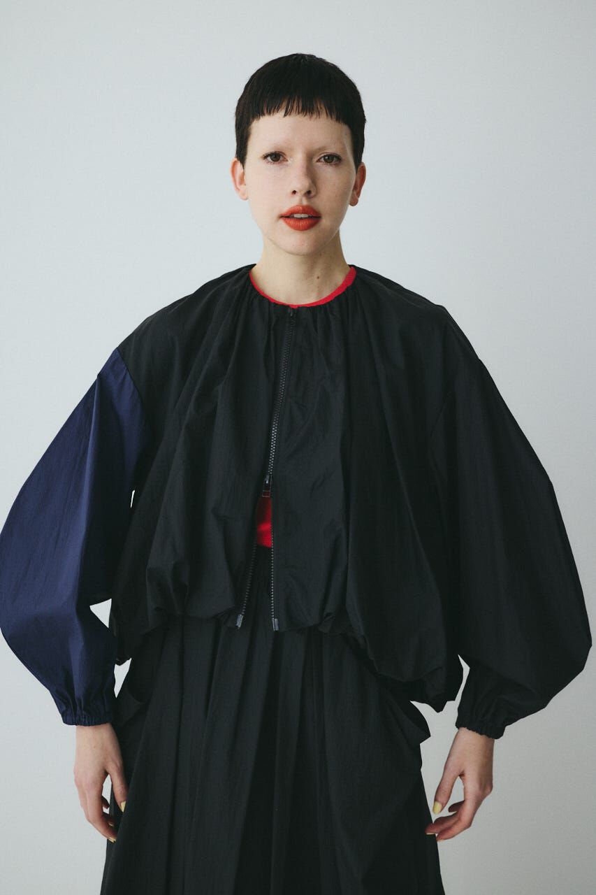 HeRIN.CYE「Balloon hem nylon blouson」|ブルゾン・スタジャン|