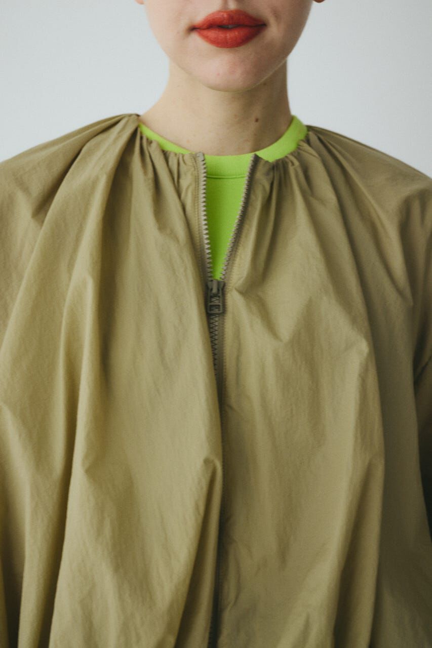 HeRIN.CYE「Balloon hem nylon blouson」|ブルゾン・スタジャン|