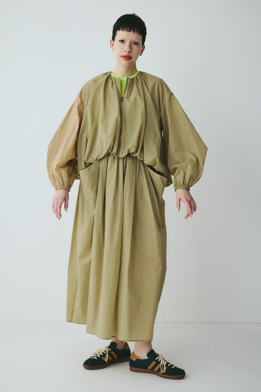 HeRIN.CYE「Balloon hem nylon blouson」|ブルゾン・スタジャン|