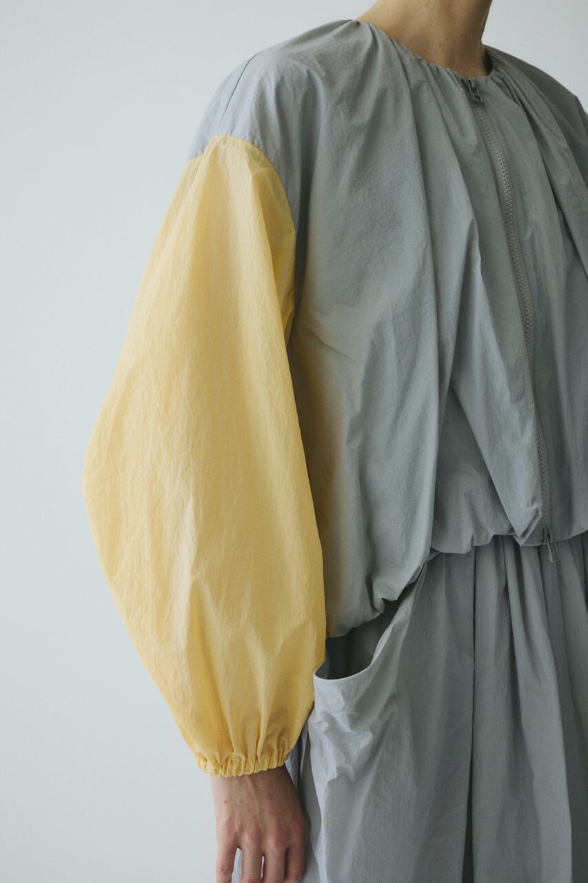 HeRIN.CYE「Balloon hem nylon blouson」|ブルゾン・スタジャン|
