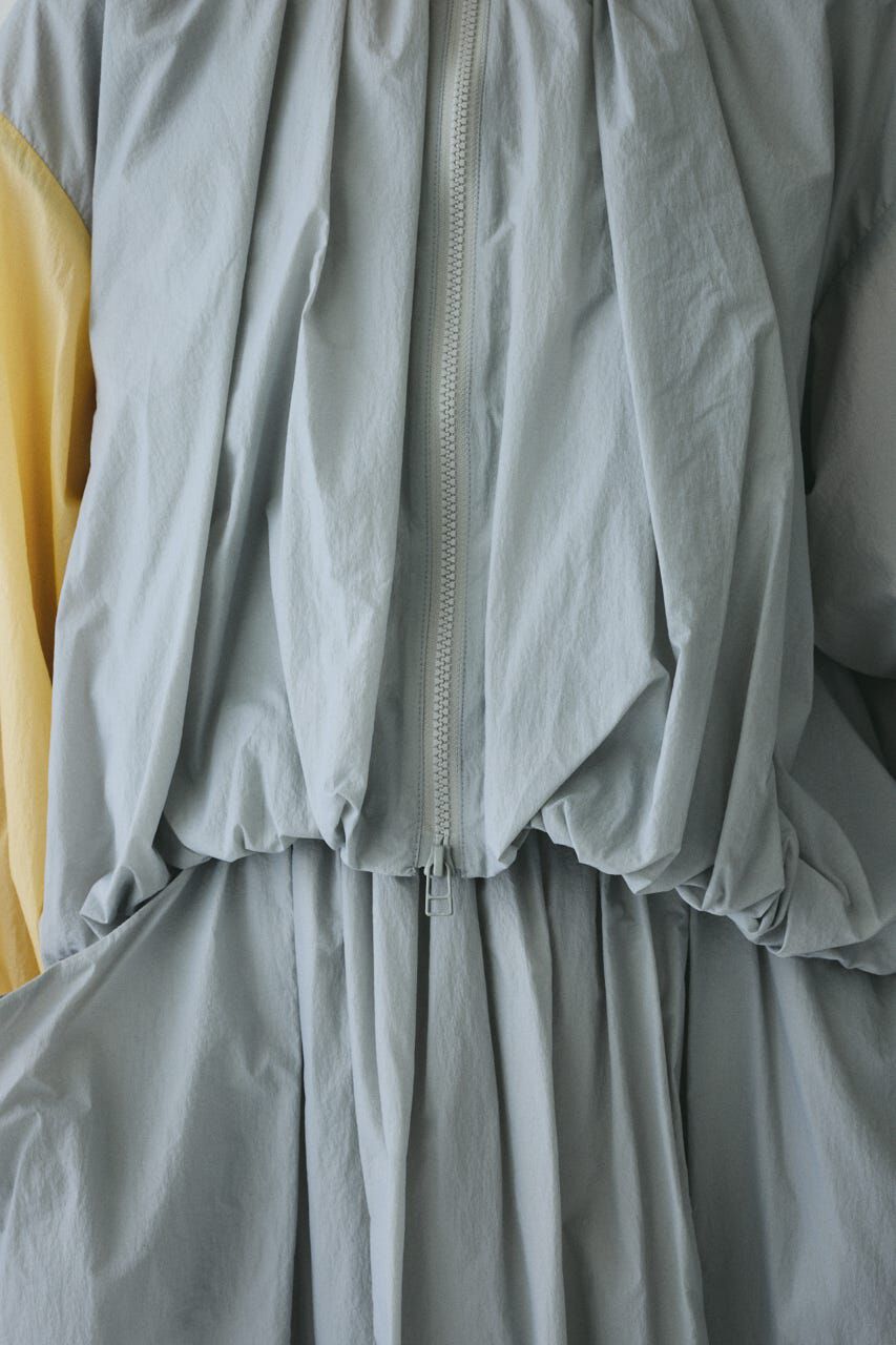 HeRIN.CYE「Balloon hem nylon blouson」|ブルゾン・スタジャン|