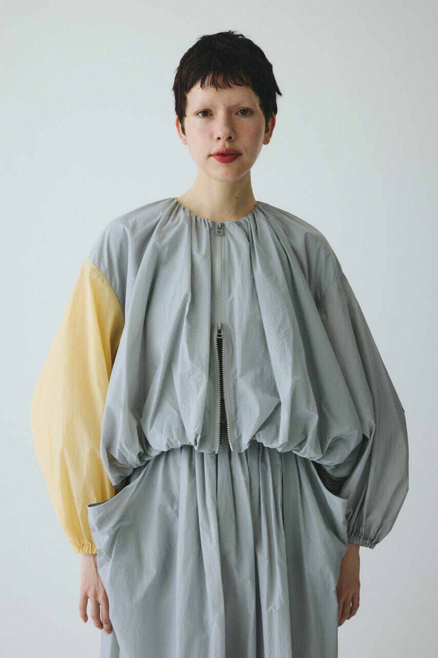 HeRIN.CYE「Balloon hem nylon blouson」|ブルゾン・スタジャン|