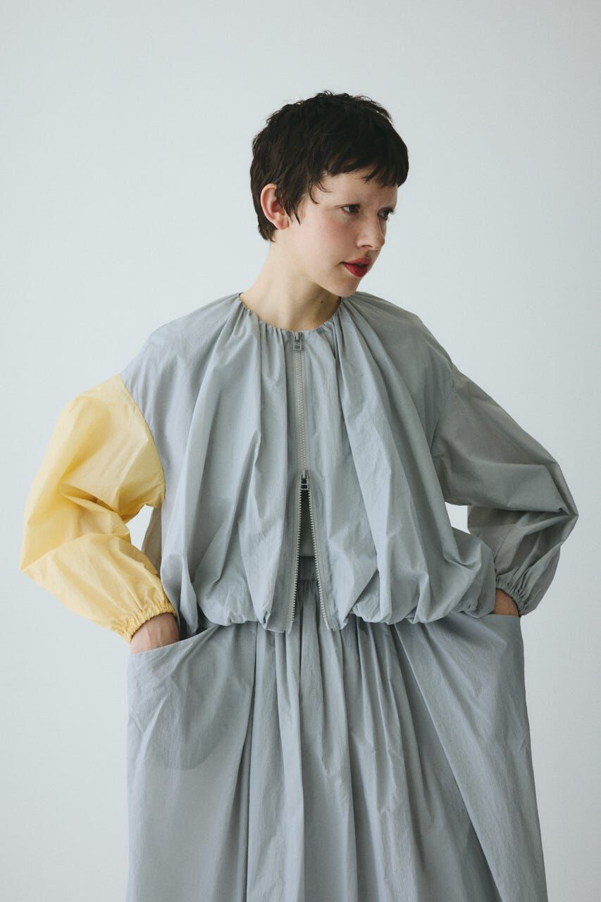 HeRIN.CYE「Balloon hem nylon blouson」|ブルゾン・スタジャン|