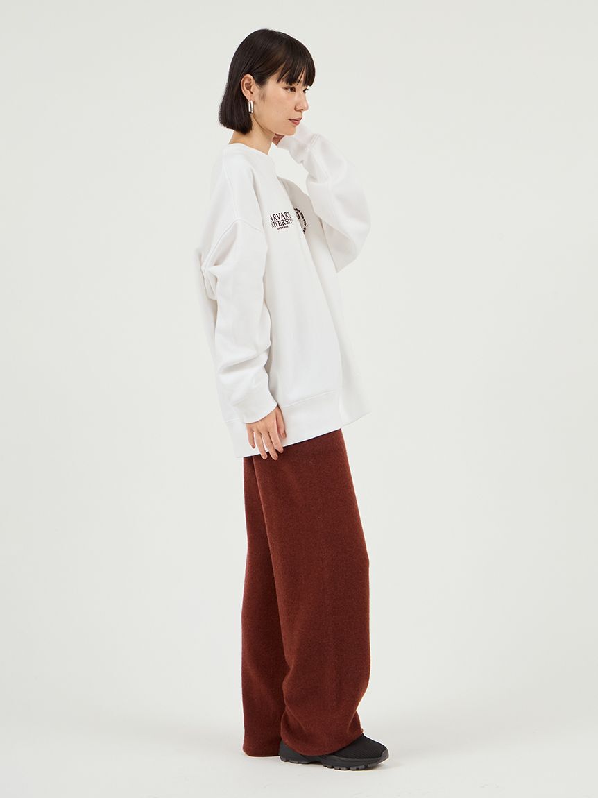 emmi「【emmi&times;GOOD ROCK SPEED】カレッジワイドボディクルースウェット」|スウェット・ジャージ|