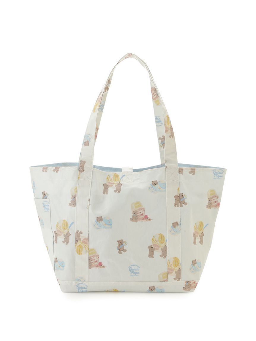 GELATO PIQUE KIDS & BABY「【抗菌防臭】アイスクリームベア柄ママバッグ」|マタニティ・ママグッズ|