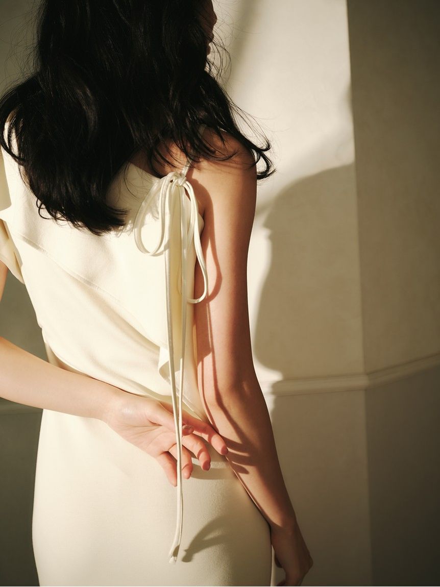 SNIDEL「アシメフリルカットワンピース」|ワンピース|