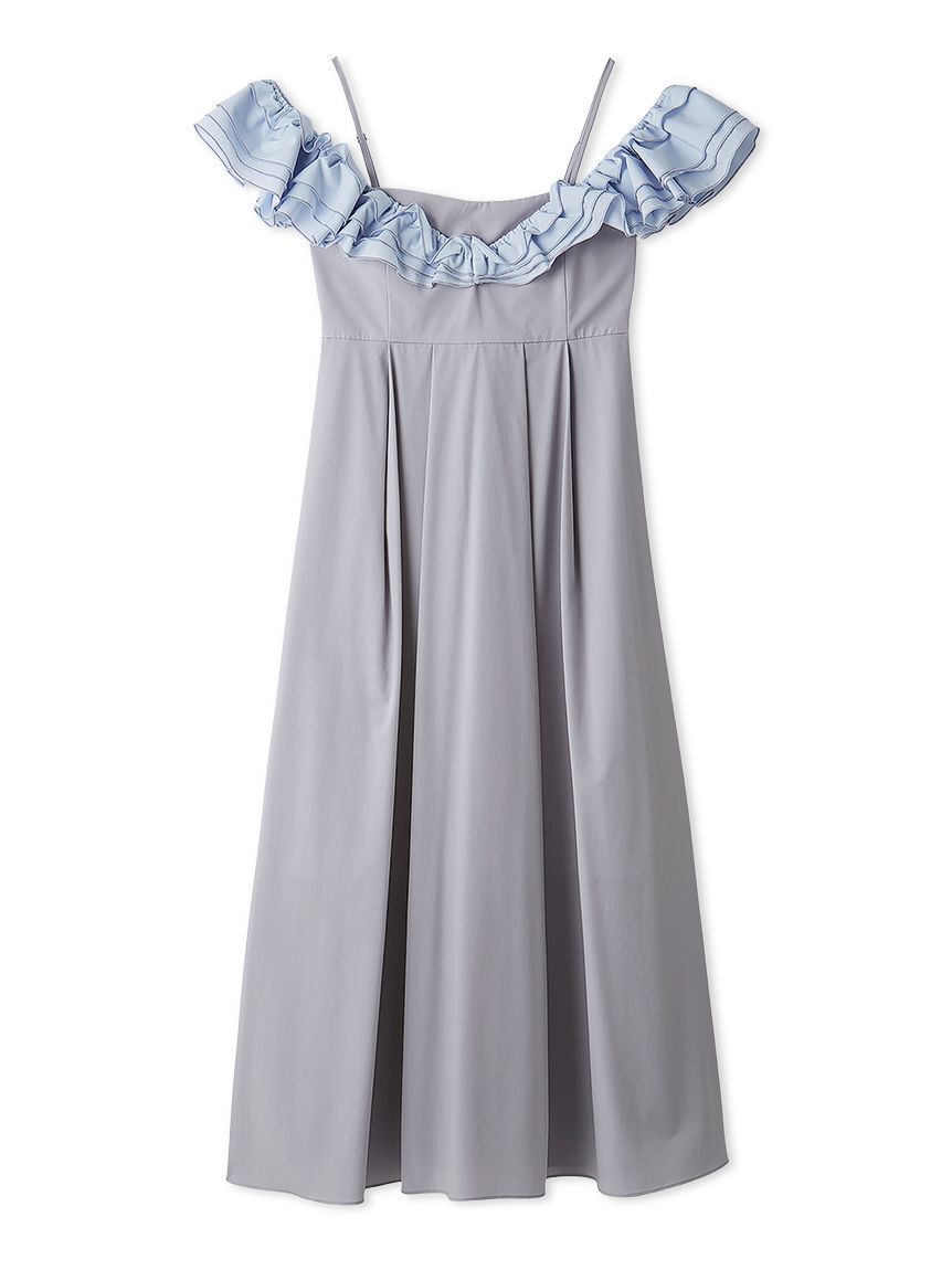 LILY BROWN「【UVカット】フリルボリュームワンピース」|ワンピース|