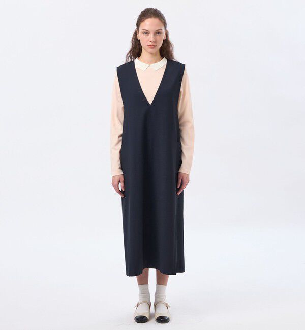 MACKINTOSH PHILOSOPHY「【CRANWELL JUMPER SKIRT(クランウェルジャンパースカート)】ウールトロピカル」|ワンピース|