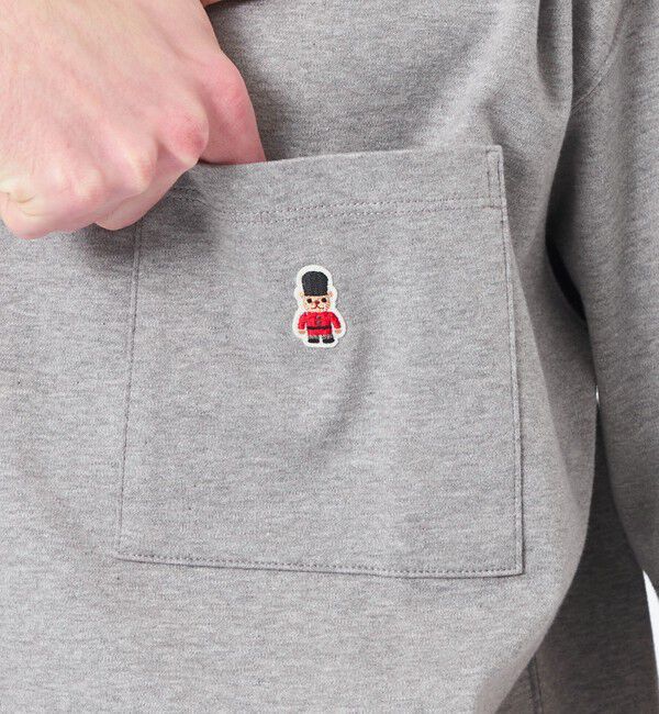 MACKINTOSH PHILOSOPHY「【WEB&一部店舗限定】BUCKINGHAM BEAR スピンドルTシャツ コンパクトスムース」|Tシャツ・カットソー|