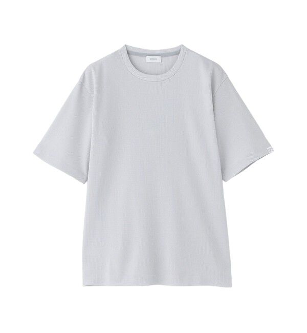MACKINTOSH PHILOSOPHY「クルーネックTシャツ ミニワッフル」|Tシャツ・カットソー|ライトグレー