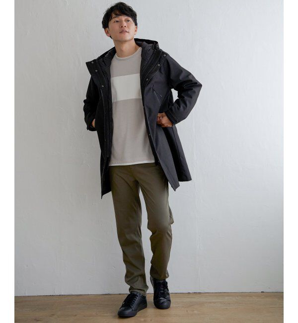 ikka「ミニ裏毛切り替えロンT」|Tシャツ・カットソー|