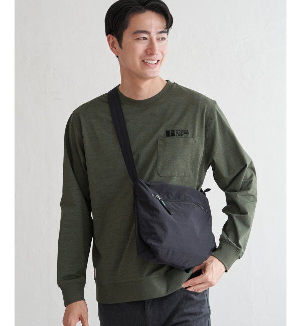 ikka「URBAN NATURE LIFE アーバンネイチャーライフ ドライスピードトレT」|Tシャツ・カットソー|カーキ