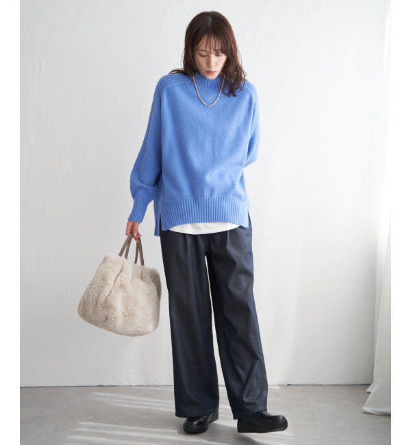 ikka「あたたかボンディングワイドパンツ」|その他|