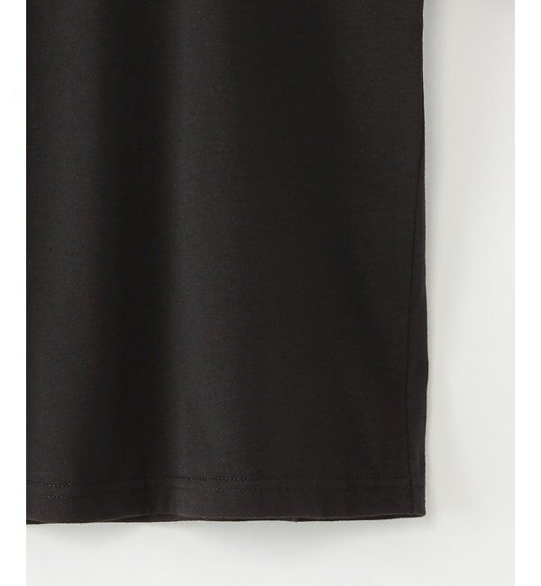 ikka kids「シアギンガムチェック七分袖ロゴTシャツ（120~160cm）」|Tシャツ・カットソー|
