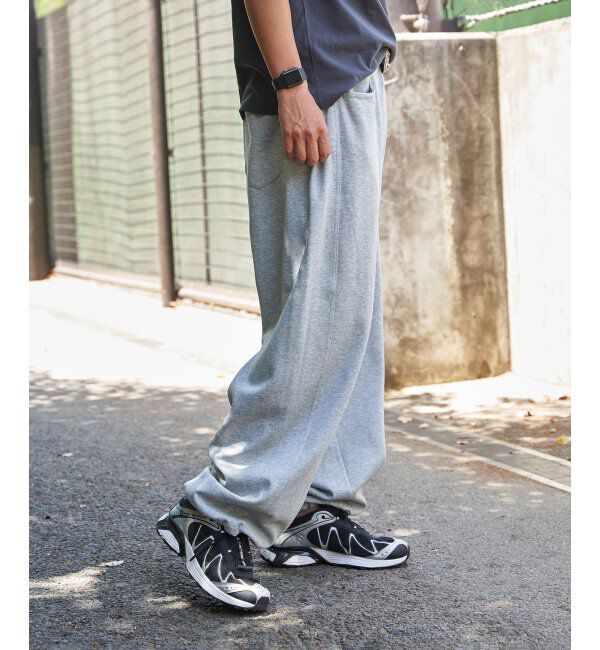 VENCE share style「ベルト付きワイドスウェットパンツ」|その他|