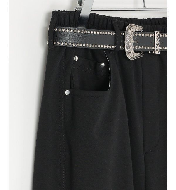 VENCE share style「ベルト付きワイドスウェットパンツ」|その他|