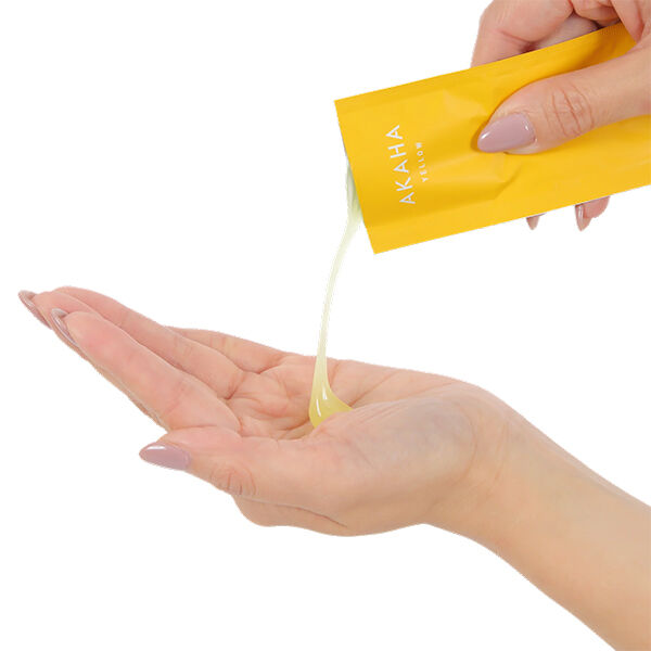  「AKAHA スパークリングセラムパック YELLOW (10g&times;4包)」|フェイスマスク・パック|