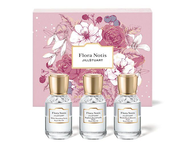 Flora Notis JILL STUART「【限定】フローラノーティス  ウィンターフラワリーパーティー リペアヘアオイルセレクション」|ヘアスタイリング|-