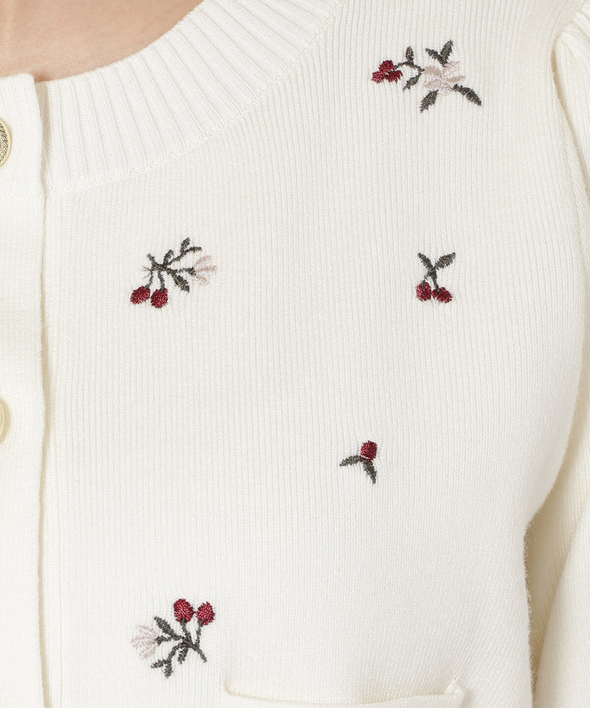 WILLSELECTION「モチーフ刺繍カーディガン」|カーディガン|