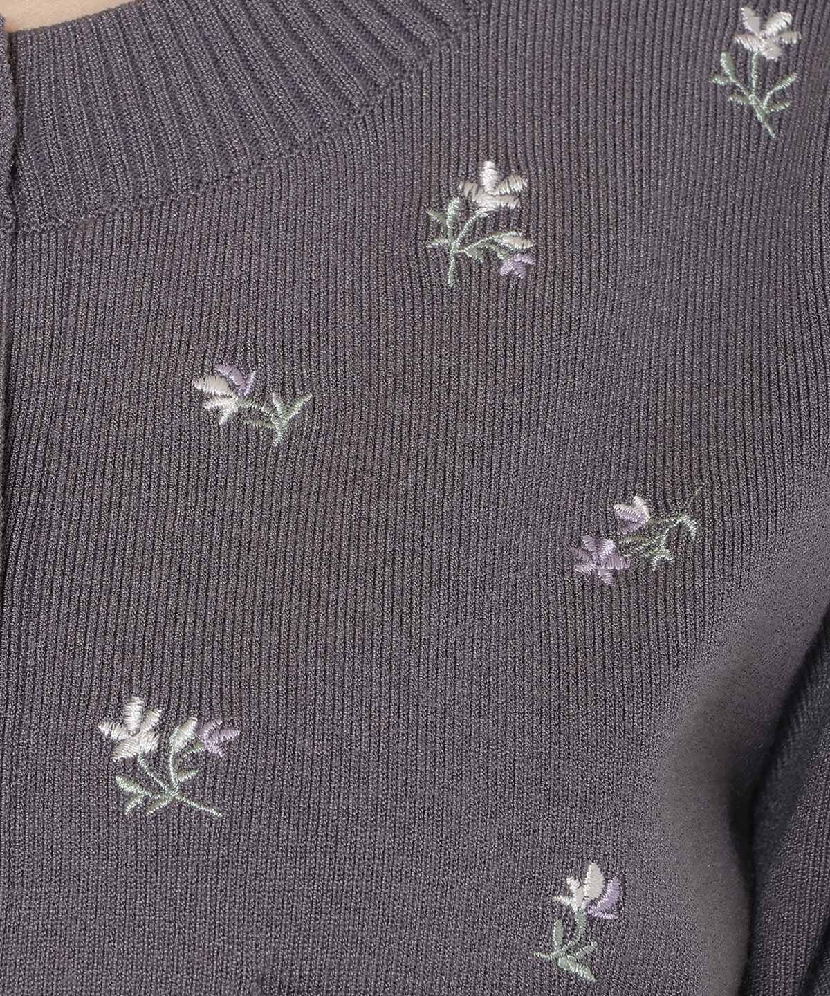 WILLSELECTION「モチーフ刺繍カーディガン」|カーディガン|