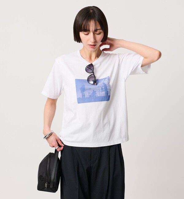 UNITED ARROWS「＜TICCA＞バンド プリント Tシャツ」|Tシャツ・カットソー|
