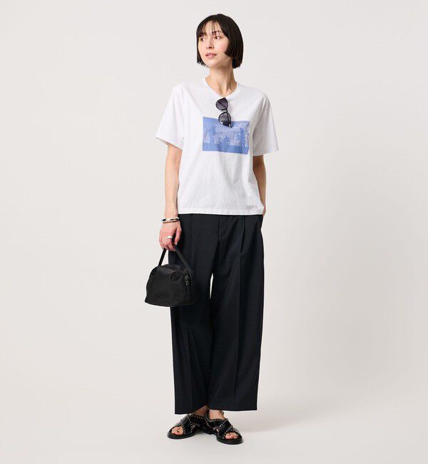UNITED ARROWS「＜TICCA＞バンド プリント Tシャツ」|Tシャツ・カットソー|