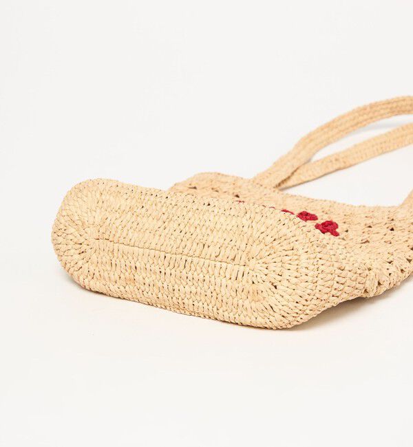 BEAUTY&YOUTH UNITED ARROWS「【別注】＜MIORA＞ラフィア ロゴ トートバッグ」|かごバッグ|