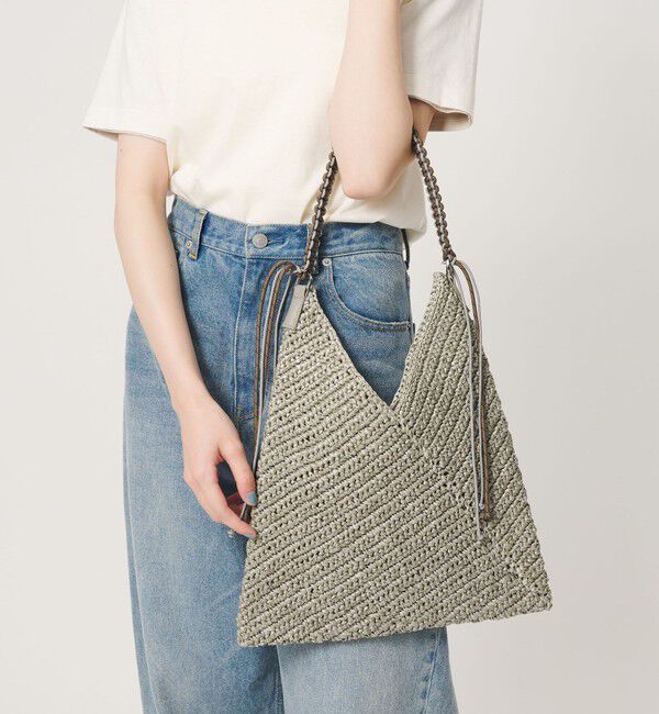 BEAUTY&YOUTH UNITED ARROWS「【別注】＜LE VERNIS＞パラコードハンドル ショルダーバッグ/かごバッグ」|かごバッグ|