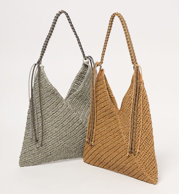 BEAUTY&YOUTH UNITED ARROWS「【別注】＜LE VERNIS＞パラコードハンドル ショルダーバッグ/かごバッグ」|かごバッグ|