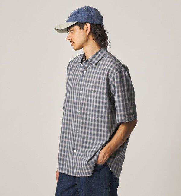 STEVEN ALAN「＜Steven Alan＞ オンブレー チェック レギュラーカラー シャツ」|シャツ・ブラウス|