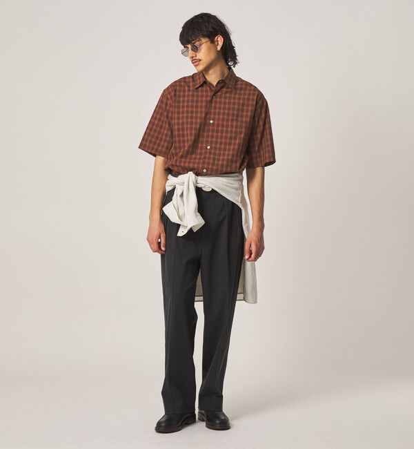 STEVEN ALAN「＜Steven Alan＞ オンブレー チェック レギュラーカラー シャツ」|シャツ・ブラウス|