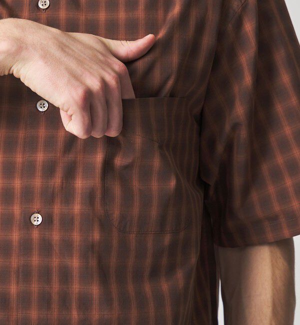 STEVEN ALAN「＜Steven Alan＞ オンブレー チェック レギュラーカラー シャツ」|シャツ・ブラウス|