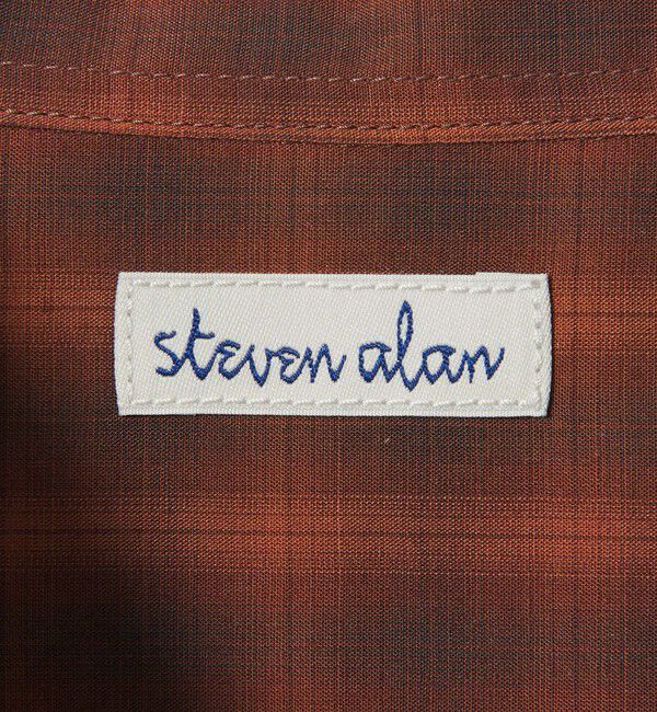 STEVEN ALAN「＜Steven Alan＞ オンブレー チェック レギュラーカラー シャツ」|シャツ・ブラウス|