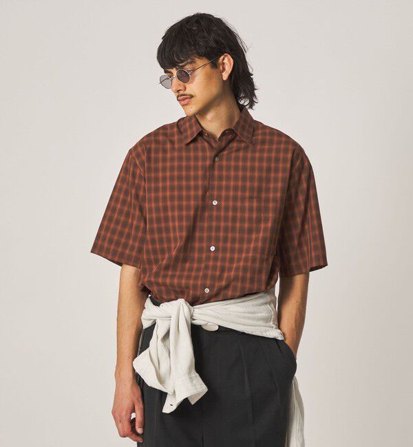 STEVEN ALAN「＜Steven Alan＞ オンブレー チェック レギュラーカラー シャツ」|シャツ・ブラウス|