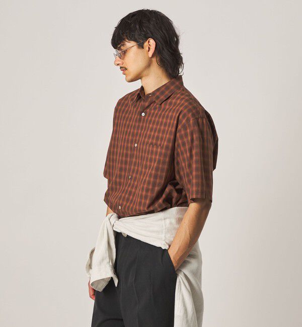 STEVEN ALAN「＜Steven Alan＞ オンブレー チェック レギュラーカラー シャツ」|シャツ・ブラウス|