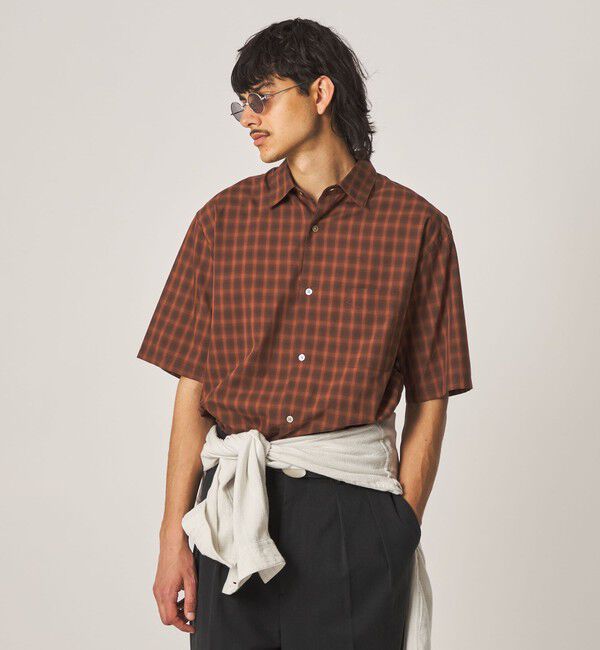 STEVEN ALAN「＜Steven Alan＞ オンブレー チェック レギュラーカラー シャツ」|シャツ・ブラウス|