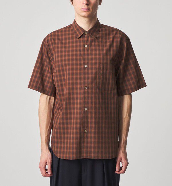 STEVEN ALAN「＜Steven Alan＞ オンブレー チェック レギュラーカラー シャツ」|シャツ・ブラウス|
