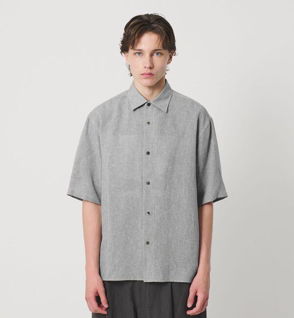 BEAUTY&YOUTH UNITED ARROWS「ツイスト リネンブレンド レギュラーカラー シャツ FORM型」|シャツ・ブラウス|