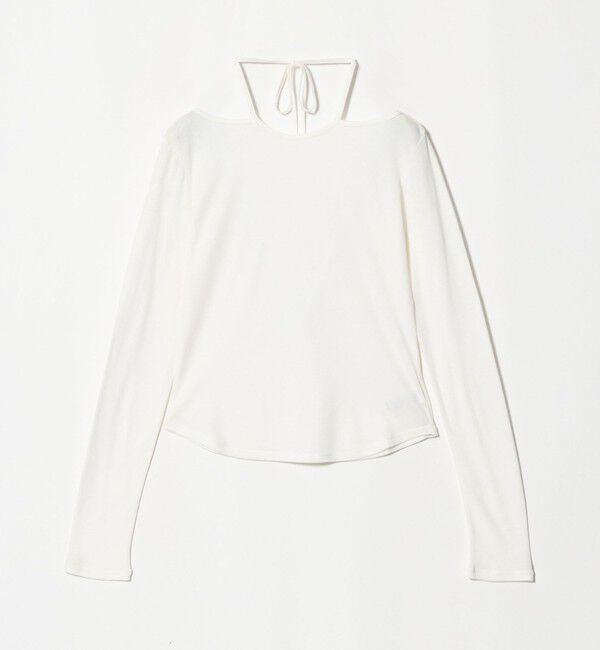 ATTISESSION「＜ATTISESSION＞コットンカシミヤ ホルターネックカットソー」|Tシャツ・カットソー|