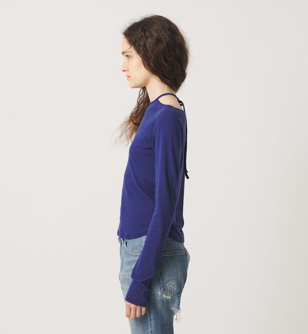 ATTISESSION「＜ATTISESSION＞コットンカシミヤ ホルターネックカットソー」|Tシャツ・カットソー|