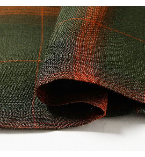 BEAMS PLUS「Open Collar Ombre Plaid」|シャツ・ブラウス|