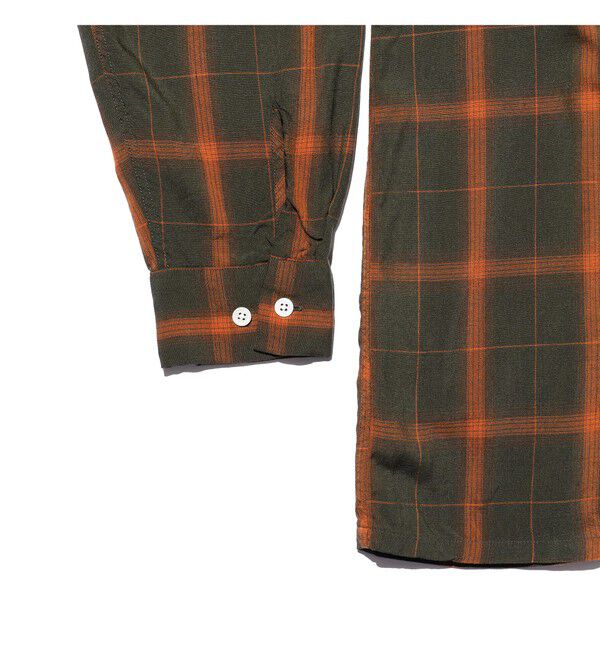 BEAMS PLUS「Open Collar Ombre Plaid」|シャツ・ブラウス|