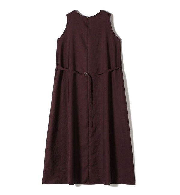 SHIPS for women「〈接触冷感/吸水速乾/防シワ〉ツイル ノースリーブ ベルト付き ワンピース」|ワンピース|