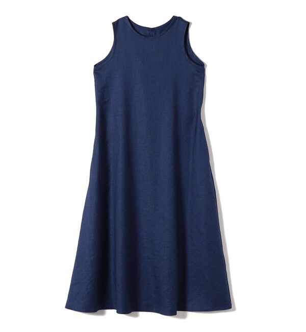 SHIPS for women「〈接触冷感/吸水速乾/防シワ〉ツイル ノースリーブ ベルト付き ワンピース」|ワンピース|