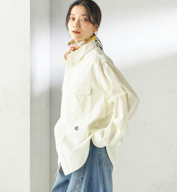 SHIPS for women「NINE CASE:〈洗濯機可能〉製品染め シャツ」|シャツ・ブラウス|