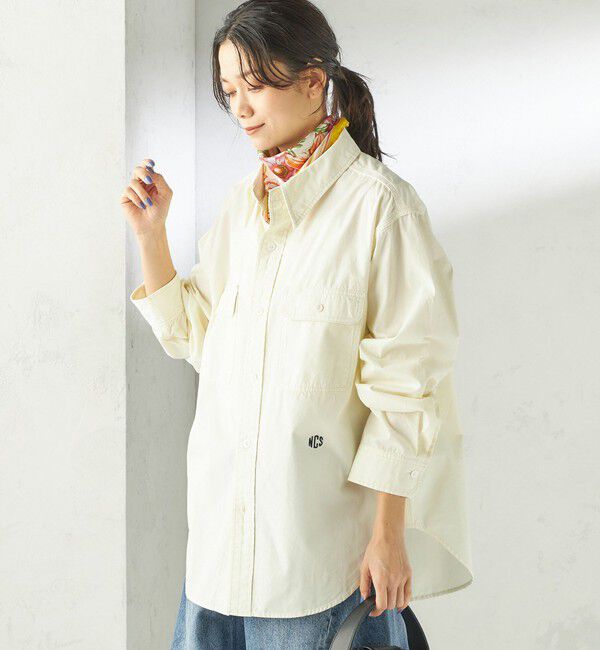 SHIPS for women「NINE CASE:〈洗濯機可能〉製品染め シャツ」|シャツ・ブラウス|