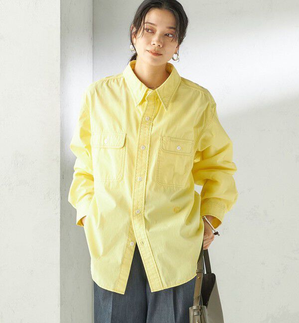 SHIPS for women「NINE CASE:〈洗濯機可能〉製品染め シャツ」|シャツ・ブラウス|