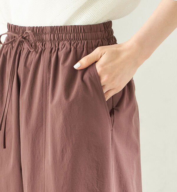 SHIPS for women「〈接触冷感 / 撥水加工〉TEXBRID(R) 裾 ドロスト パンツ」|その他|